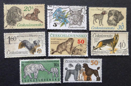 Selection Of Used/Cancelled Stamps From Czechoslovakia Wild & Domestic Animals. No DC-351 - Used Stamps