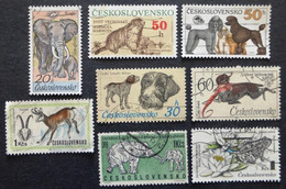 Selection Of Used/Cancelled Stamps From Czechoslovakia Wild & Domestic Animals. No DC-353 - Used Stamps