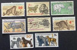 Selection Of Used/Cancelled Stamps From Czechoslovakia Wild & Domestic Animals. No DC-354 - Oblitérés