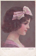 Illustrateur Tchéque C.V MUTICH - Portrait Jeune Fille - Muttich, C.V.