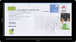 Portugal 2009 Carta Inteira Correio Azul Transportes Públicos Urbanos Marca Dia Faro CDP 3 Transport Festa Tradicionais - Interi Postali