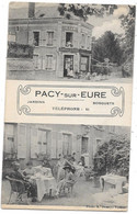 27 - CAFE -RESTAURANT " L. CORBEAU " Jardins-Bosquets  à PACY SUR EURE    Photo A. DEMAY à Vernon - Cafes