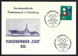 ALLEMAGNE 1968: CP Ill. FDC De Hambourg - 1961-1970