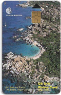 British Virgin Islands - C&W (Chip) - The Baths, Cn. 13 Digits, Gem5 Black, 2000, 10$, Used - Isole Vergini