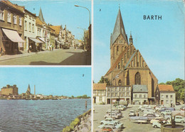 D-18356 Barth - Alte Ansichten - Straßenansicht - Mole - Markt - Cars - Trabant - Wartburg - LKW - Ribnitz-Damgarten