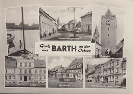 D-18356 Barth - Alte Ansichten - Fritz-Reuter-Schule - HO - Gaststätte "Stadt Barth" - Thälmannstraße -  Cars - Ribnitz-Damgarten