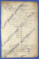Feuille De Route Corps D'Armée De S.A.S Prince De Ponto-Corvo 19 Mars 1809 - Hambourg Commissaire Des Guerres COL-AD100 - Historical Documents