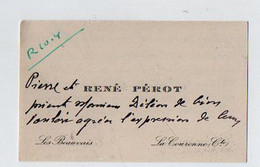 VP19.778 - Les Beauvais LA COURONNE 1950 - CDV - Carte De Visite -  Mr René PEROT - Cartes De Visite