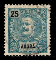 ! ! Angra - 1897 D. Carlos 25 R - Af. 18 - Used - Angra