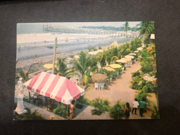 Postcard Club Rio Mar , La Libertad 1990 ( Stamp Italia 90) - El Salvador