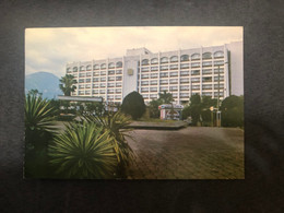 Postcard Hotel Camino Real , San Salvador 1990 ( Stamp Italia 90) - El Salvador
