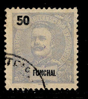 ! ! Funchal - 1898 D. Carlos 50 R - Af. 29 - Used - Funchal