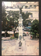 Postcard La Libertad Monument In San Salvador (Stamp Italia 90) - El Salvador