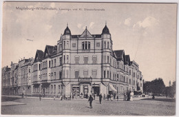 Sachsen-Anhalt - Magdeburg Wilhelmstadt Geschäftshaus Sw-AK Gelaufen 1912 - Altri & Non Classificati