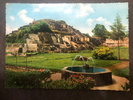 Postcard Ruins Of El Tazumal 1966 ( Monkey, Coyote, Coati And Flowers Stamps) - El Salvador