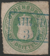 Oldenburg 1862 Sc 16 Mi 15A Yt 15 Used Ahlhorn Cancel Small Thin - Oldenburg