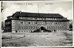CPA Naumburg An Der Saale, Neues Postamt, Automobile - Other & Unclassified