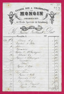 Document Commercial Daté De 1891 - Haute Saône - Champlitte - Facture De La Pharmacie Mongin Sise Grande Rue - Old Professions