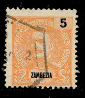 ! ! Zambezia - 1898 D. Carlos 5 R - Af. 15 - Used - Sambesi (Zambezi)