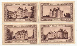 FRANCE - 24 Vignettes "La Belle France" - La Flèche Laval, Loches, Amboise, Chinon, Orléans , Etc...Voir Scans - Toerisme (Vignetten)