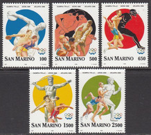 San Marino 1996, Summer Olympic Games In Atlanta, MNH Stamps Set - Unused Stamps