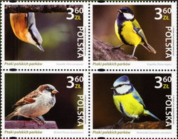 Poland - 2022 - Birds Of Polish Parks - Mint Stamp Set - Nuovi