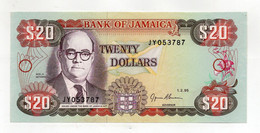 Giamaica - 1995 - Banconota Da 20 Dollari - Nuova - UNC - (FDC35165) - Jamaica