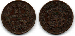 Luxembourg 2 1/2 Centimes 1870 TB - Luxemburg