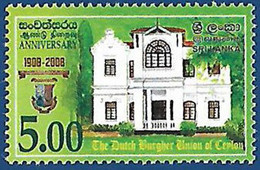 SRI LANKA 2008 MNH THE DUTCH BURGER UNION CEYLON - Sri Lanka (Ceilán) (1948-...)