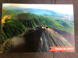 Postcard Izalco Volcano 2016 ( Butterfly Stamp) - El Salvador