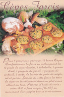 RECETTES DE CUISINE.." LES CEPES FARCIS  ". SERIE RECETTES DE NOS REGIONS - Recettes (cuisine)