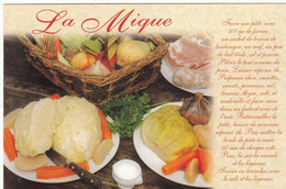 RECETTES DE CUISINE.." LA MIQUE  ". SERIE RECETTES DE NOS REGIONS - Recettes (cuisine)