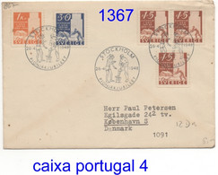 Delcampe - STOCKHOLM FDC TO DANMARK 26 - 4 - 1948 - FDC