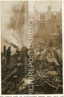 GREAT FIRE AT GLOUCESTER DOCKS 1912 OLD R/P POSTCARD MATTHEWS & CO BURNT OUT. - Gloucester