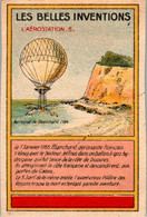 Image Série Les Belles Inventions L'Aérostation (5) Ballooning Blanchard Aéronaute Français Docteur Jeffries N°7 TB.Etat - Other & Unclassified