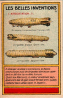 Image Série Les Belles Inventions L'Aérostation (11) Ballooning Dirigeable Les Types Gross Et Parceval Zeppelin N°13 - Other & Unclassified