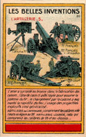 Image Série Les Belles Inventions L'Artillerie (5) Artillery Guerre War Militaire Military ... Canon N°20 Dos Blanc TB.E - Other & Unclassified