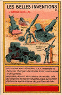 Image Série Les Belles Inventions L'Artillerie (8) Artillery Guerre War Militaire Military ... Autocanon N°23 Dos Blanc - Autres & Non Classés