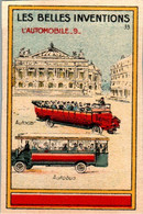 Image Série Les Belles Inventions L'Automobile (9) Auto Car - Autocar - Autobus .. N°33 Dos Blanc TB.Etat - Autres & Non Classés
