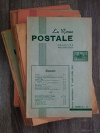 La Revue Postale Magazine Philatélique - Lot De 22 Magazines Entre N°20 Et 85 (1957/73) - Andere & Zonder Classificatie