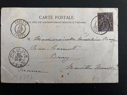 CP TAHITI Pour La FRANCE TP 10 OBL.31 JUIL 02 PAPEETE TAHITI Pour Madeleine ROYER à BRIEY (54) - Cartas & Documentos