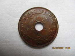 Congo Belge: 2 Centimes 1910 - 1910-1934: Albert I