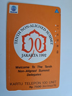 INDONESIA MAGNETIC/TAMURA  100 UNITS /  SUMMIT JAKARTA      MAGNETIC   CARD    **9779** - Indonésie