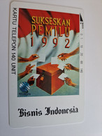INDONESIA MAGNETIC/TAMURA  140  UNITS /   BISNIS INDONESIA  BANK       MAGNETIC   CARD    **9789** - Indonésie