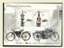 2013 Historic Motorcycles: 1908 CCM And 1914 Indian Souvenir Sheet  Sc 2646 - Neufs