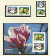 2013  Magnolias Souevnir Sheet,  Coil And Booklet Pairs  Sc 2621-5 MNH - Neufs