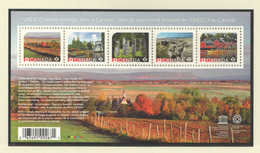 2016 - UNESCO World Heritage Sites In Canada  Souvenir Sheet  Sc 2889 MNH - Neufs