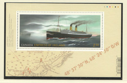 2014-  Empress Of Ireland - Souvenir Sheet  Sc 2746  MNH - Neufs