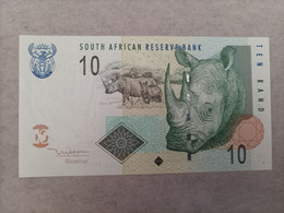Billete De Sudáfrica De 20 Rand, Año 2005, Rinoceronte, UNC - Afrique Du Sud