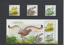 2021 Australia Fauna Leafy Seadragon, Tawny Frogmouth, Macleay's Spectre Set Of 3 And Mini Sheet MNH - Nuevos